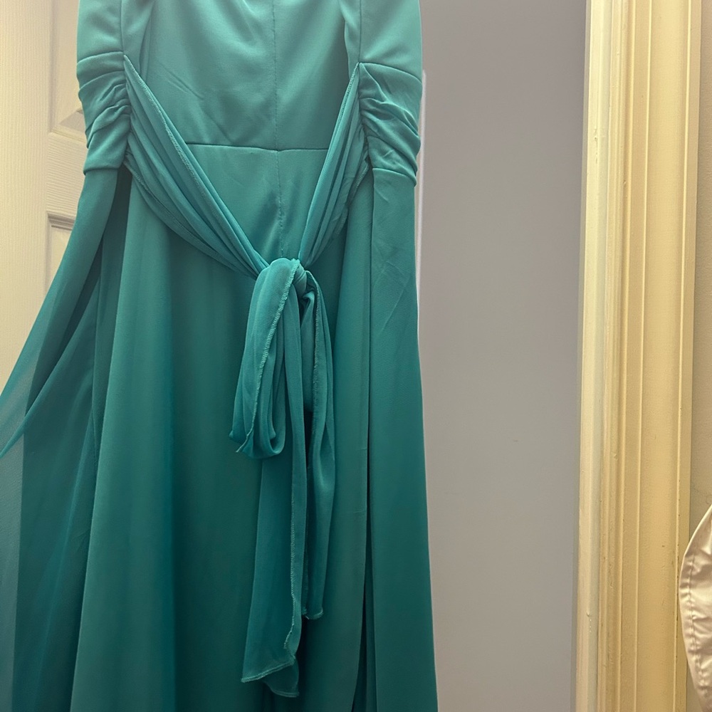 Ruby Rox Blue Strapless Dress - Picture 2 of 4